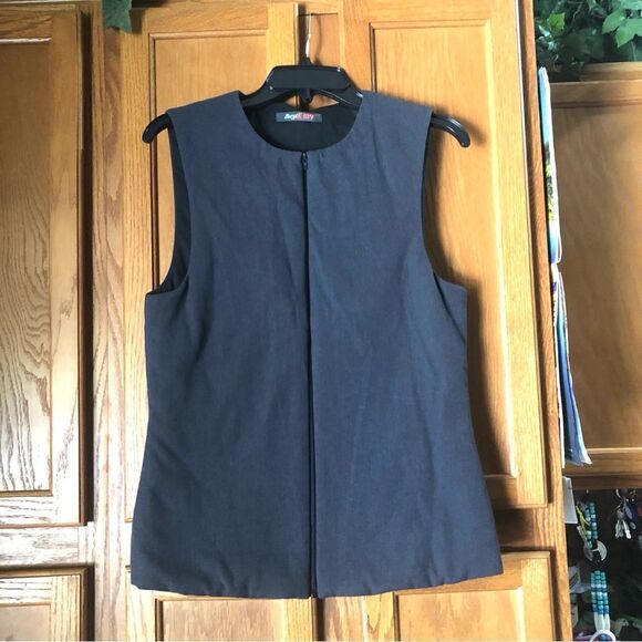 Daryl K-189 Gray Full Zip Vest Size S - Picture 1 of 9